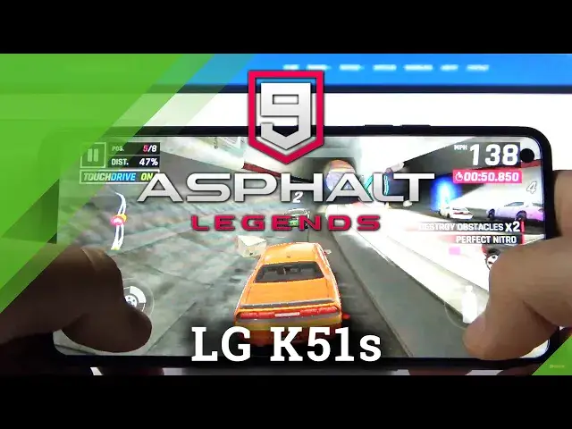 Video thumbnail for How Asphalt 9 works on LG K51s – Game Test