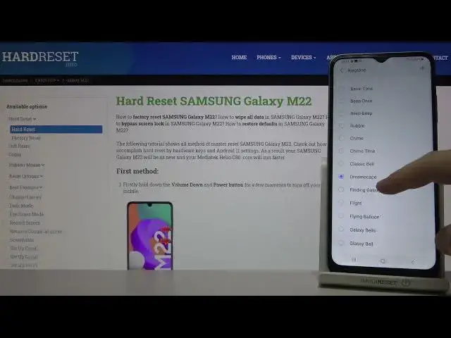 Video thumbnail for Samsung Galaxy M22 - Listen All Ringtones