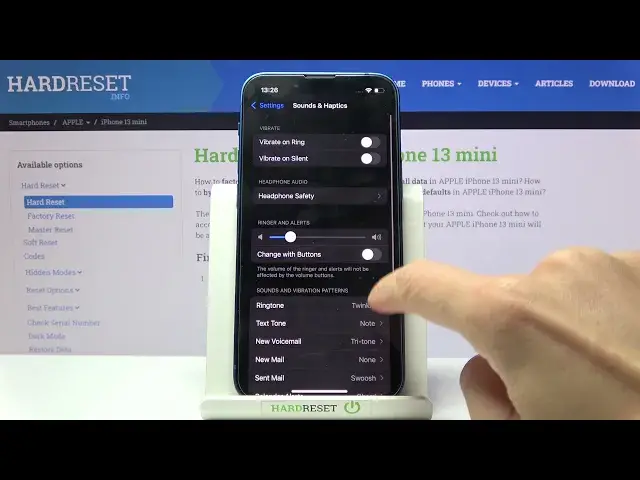 'Video thumbnail for How to Change Voicemail Notification Sound on iPhone 13 mini – Sound Settings'