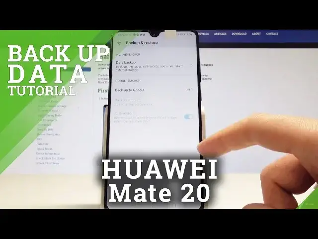 'Video thumbnail for How to Back Up Data on HUAWEI Mate 20 - Enable Google Backup'