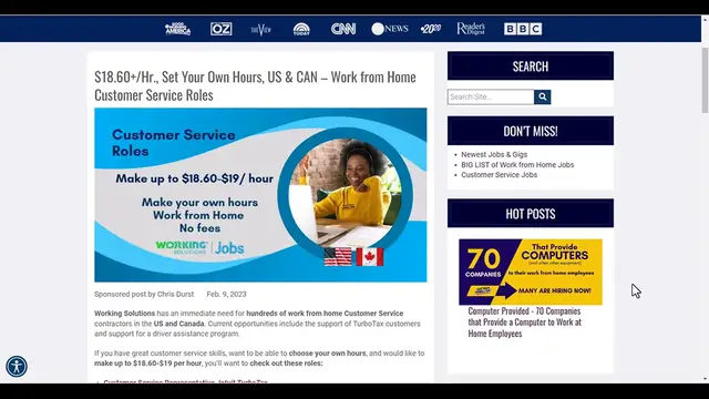 Video thumbnail for $18.60+_Hr., Set Your Own Hours, US _ CAN – Work from Home Customer Service Roles