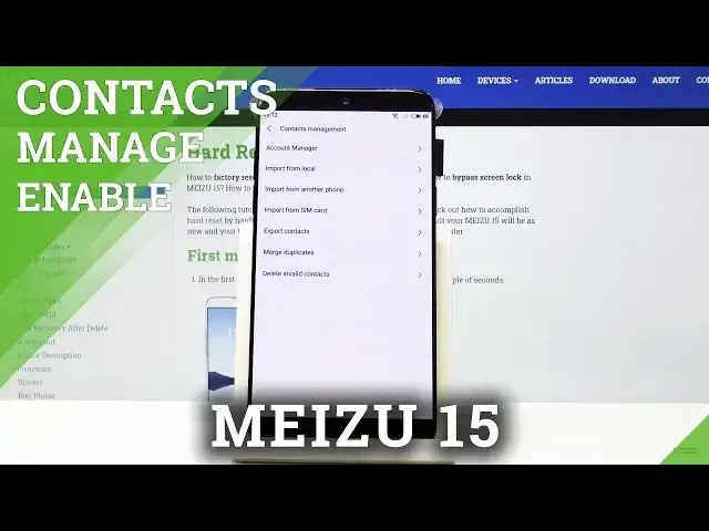 Video thumbnail for How to Transfer Contacts in MEIZU 15 - Move Numbers from SIM Card