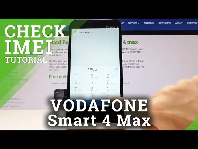 'Video thumbnail for How to Check IMEI in Vodafone Smart 4 - Locate Serial Number'