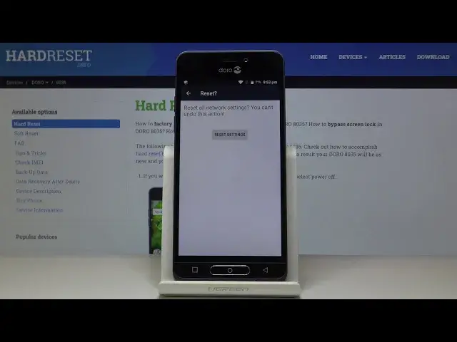 Video thumbnail for How to Reset Network Settings in DORO 8035 – Restore Network Configuration
