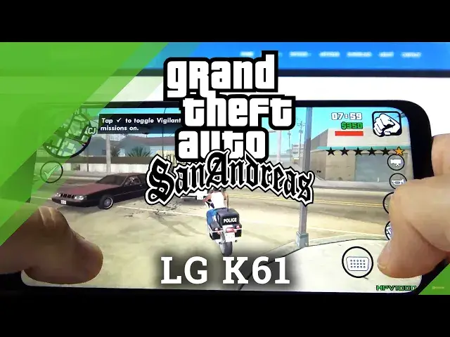 'Video thumbnail for Gaming Quality Test on LG K61 - GTA San Andreas Gameplay'
