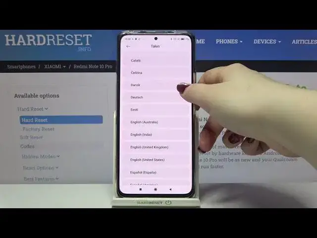 Video thumbnail for How to Change Language in XIAOMI Redmi Note 10 Pro – Update System Language