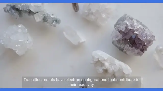 Video thumbnail for Exploring Transition Metals - Properties, Electron Configurations