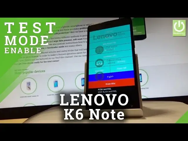 'Video thumbnail for LENOVO K6 Note Factory Mode / Test Mode / Bootloader / Recovery'