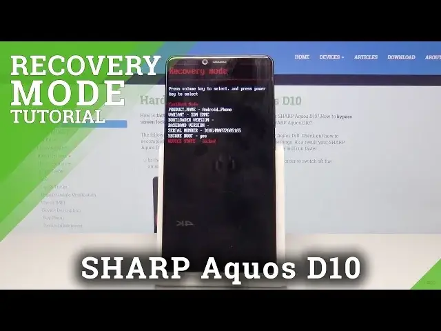 'Video thumbnail for Recovery Mode SHARP Aquos D10 - How to Open & Use Recovery Menu'