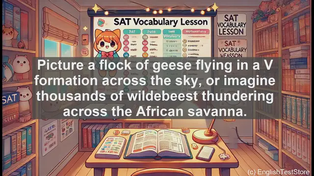 Video thumbnail for 5000 Must Know SAT Vocabulary - Migratory: Understanding Animal Movement Patterns