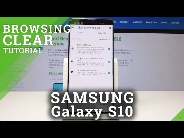 'Video thumbnail for How to Clear Browsing Data on SAMSUNG Galaxy S10 - Reset Browser Data'