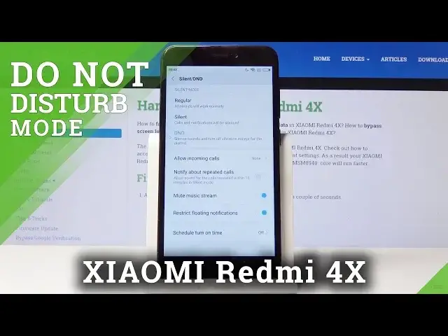 'Video thumbnail for How to Activate Do Not Disturb Mode in Xiaomi Redmi 4X - Silent Mode'