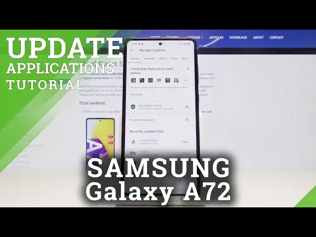 Video thumbnail for How to Update Apps on SAMSUNG Galaxy A72 – Download Newest App Version