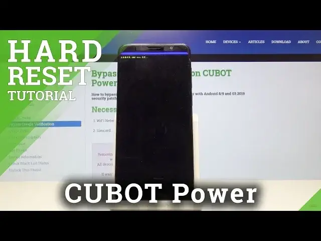 Video thumbnail for Hard Reset CUBOT Power - Remove Password / Clear eMMC