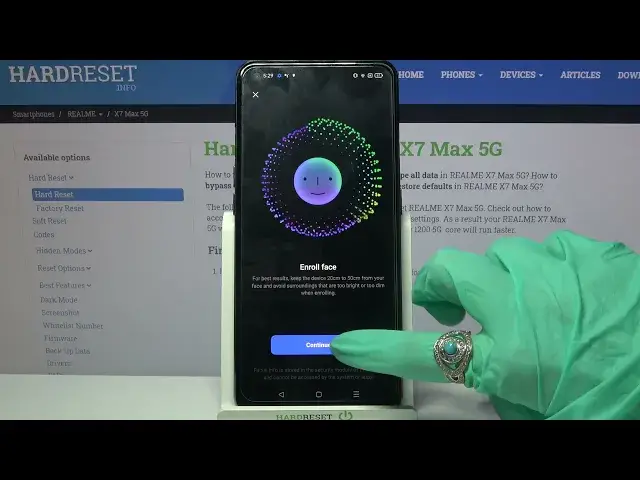 'Video thumbnail for Add and Activate Face Unlock Option - Security Settings on REALME X7 Max'