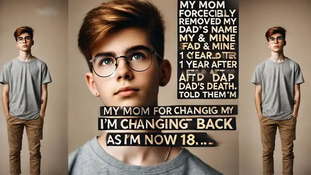 'Video thumbnail for Mom Removed My Dad's Name From Mine 1 Yr After Dad's Death To Stepdad's, I'm Changing It Back AITA'