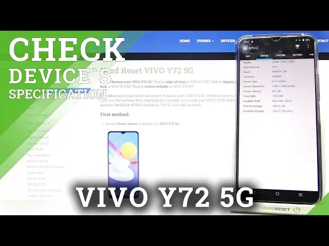 'Video thumbnail for Vivo Y72 5G - Full Hardware Information | CPU-Z'