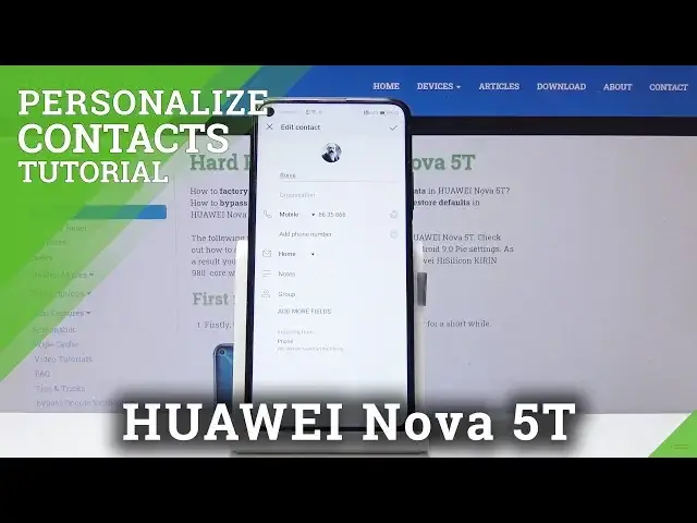 Video thumbnail for How to Add Photo to Contact in HUAWEI Nova 5T – Personalize Contact