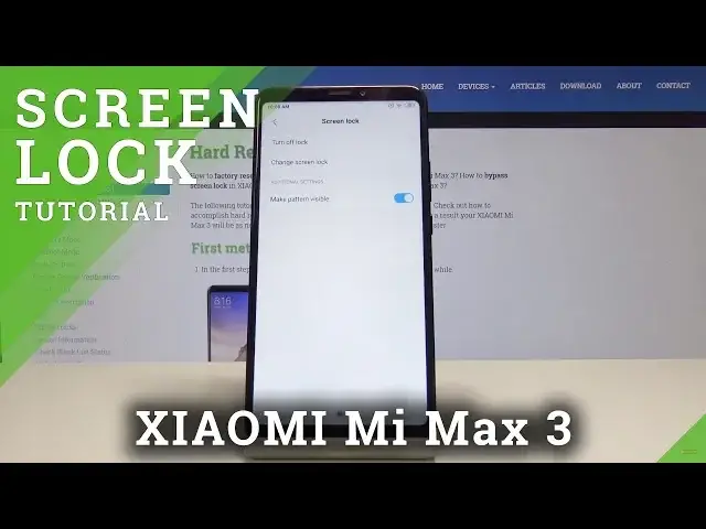 'Video thumbnail for How to Add Lock Screen in XIAOMI Mi Max 3 - Set Up Password'