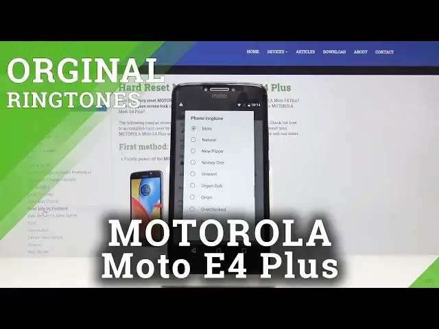 'Video thumbnail for How to Change Ringtone in Motorola Moto E4 Plus – Sound & Notifications Settings'