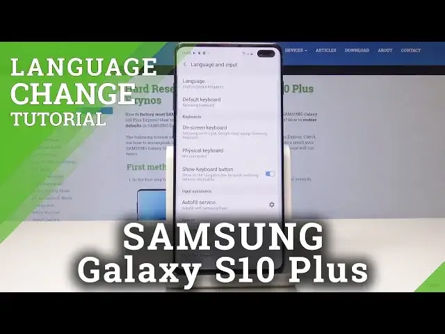 'Video thumbnail for How to Change Language on SAMSUNG Galaxy S10 Plus - Language Settings'