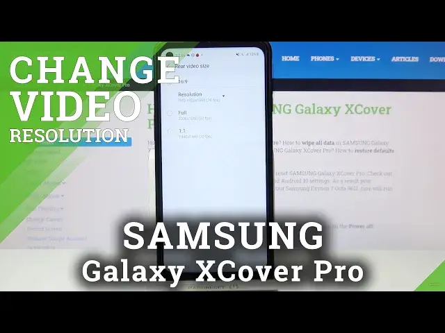 'Video thumbnail for How to Adjust Video Resolution in Samsung Galaxy XCover Pro - Change Recording Videos Resolution'