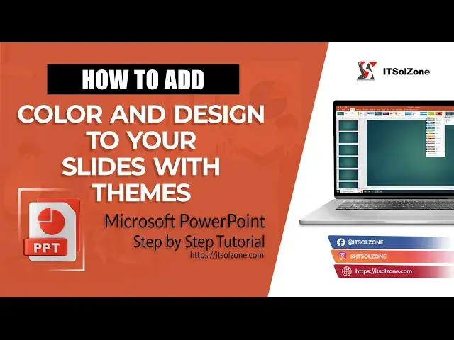 'Video thumbnail for How to Add Color and Design to Your Slides with Themes in PowerPoint | Step By Step | Tutorial'