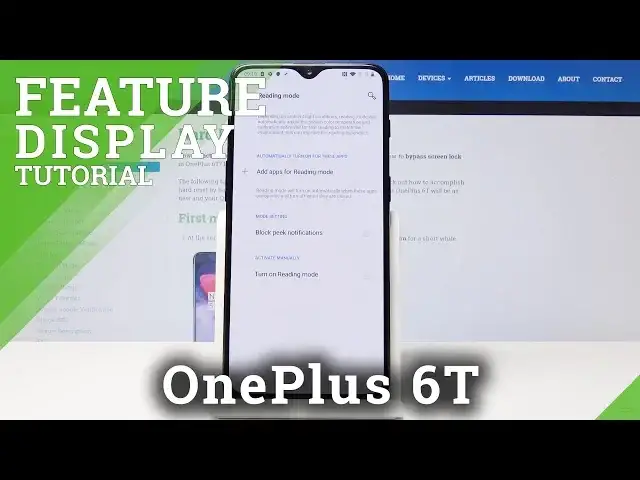 'Video thumbnail for How to Enable Reading Mode in OnePlus 6T - Display Feature'