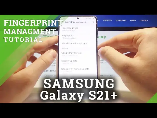 Video thumbnail for How to Use Fingerprint Sensor in Samsung Galaxy S21+ when Screen is Turned Off