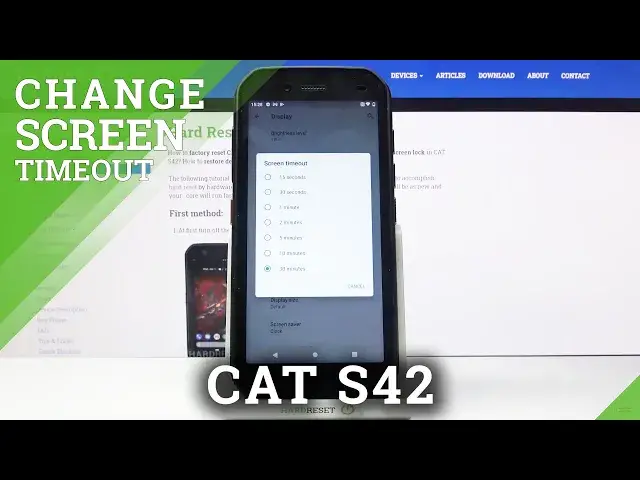 'Video thumbnail for How to Change Screen Timeout in CAT S42 – Adjust Screen Timeout'