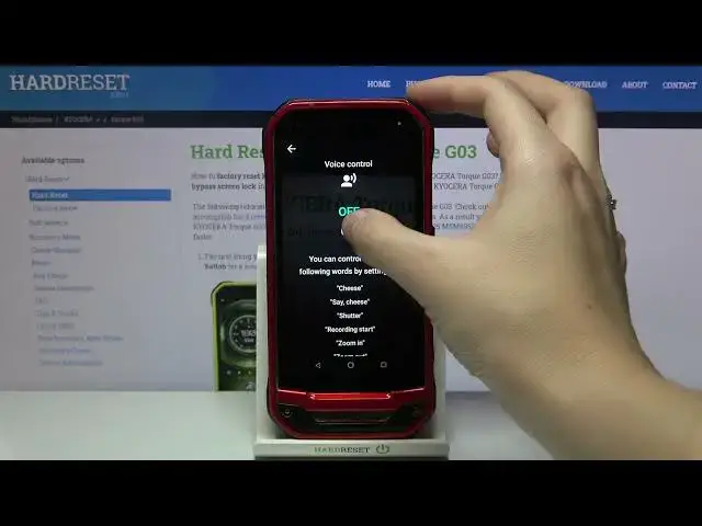 Video thumbnail for How to Turn On Camera Audio Control in KYOCERA Torque G03 – Voice Control