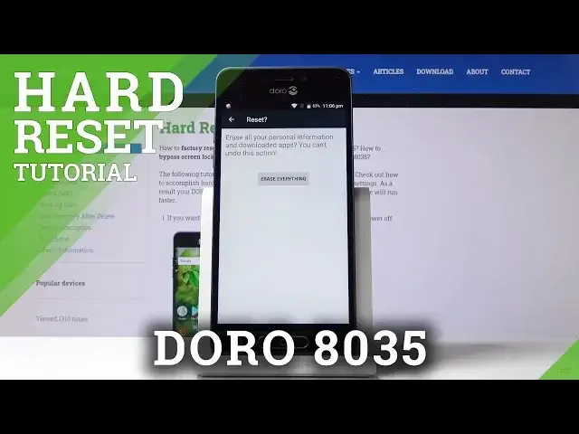Video thumbnail for Hard Reset DORO 8035 – Factory Reset by Settings