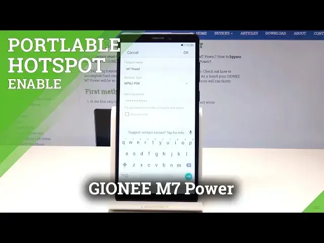 Video thumbnail for How to Turn On Portable Hotspot on GIONEE M7 Power - Share Network