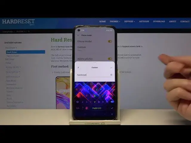 'Video thumbnail for How to Manage Camera Watermark in REALME 8 – Add & Customize Watermark'