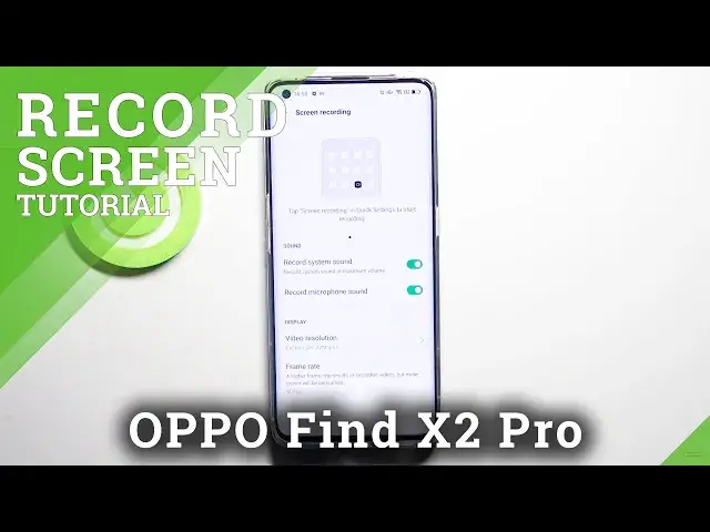 'Video thumbnail for Switch On / Turn Off Screen Touches Option in Screen Recording - OPPO Find X2 Pro'