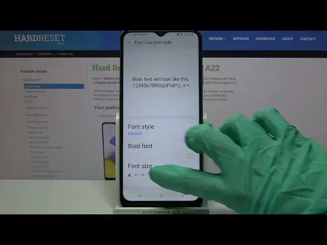 'Video thumbnail for How to Change Font Size In SAMSUNG Galaxy A22 – Adjust Font Size'