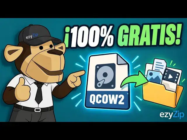 Video thumbnail for 📀 Cómo extraer archivos QCOW2 en línea gratis | Sin necesidad de instalar programas