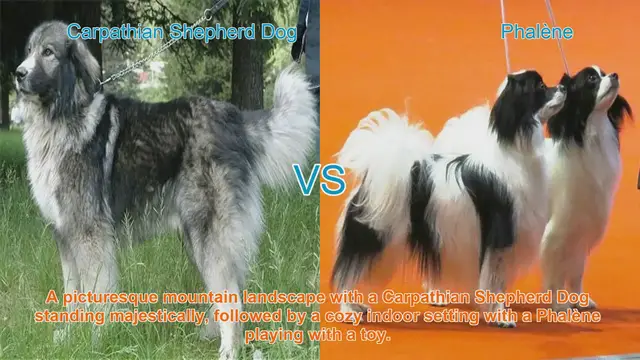 Video thumbnail for Carpathian Shepherd Dog vs. Phalène: A Comparison of Two Long-Hair Dog Breeds