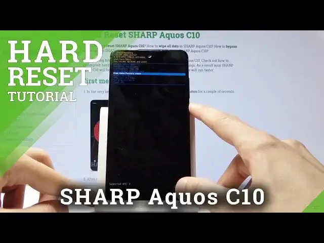Video thumbnail for How to Bypass Screen Lock in SHARP Aquos C10 - Wipe Data / Hard Reset
