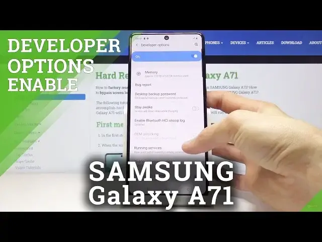 'Video thumbnail for How to Activate Developer Options in SAMSUNG Galaxy A71– Advanced Mode'