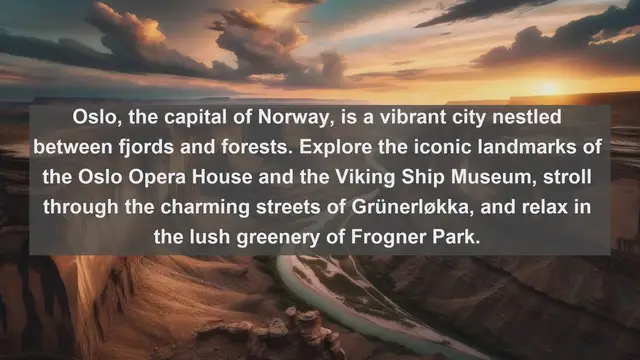 Video thumbnail for Discovering Nordic Splendor: Top 10 Beautiful Cities in Norway