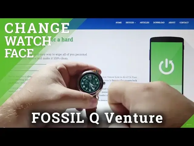 'Video thumbnail for How to Change Watch Face in FOSSIL Q Venture - Face Style Setup'
