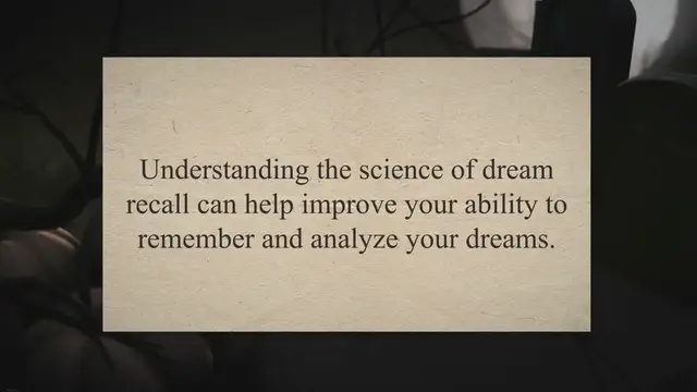 'Video thumbnail for Unlocking the Secrets of Your Mind: A Guide to Remembering and Analyzing Your Dreams'