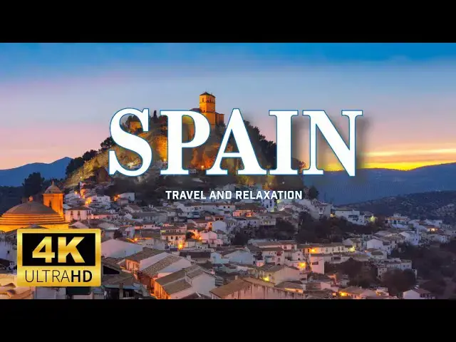Video thumbnail for Spain in 4K | Fly over Spain with relaxing music