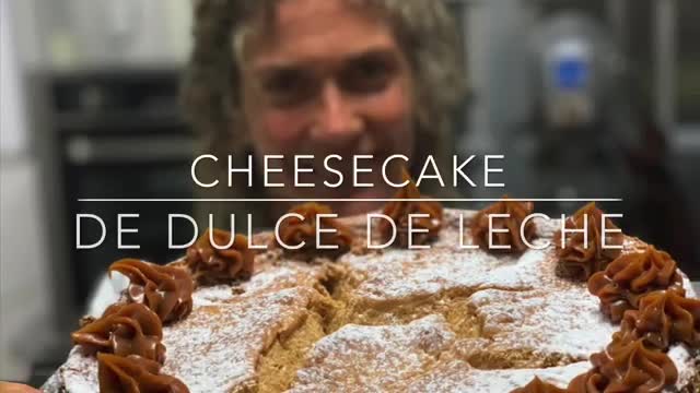 Video thumbnail for Cheesecake de Dulce de Leche