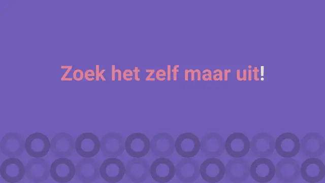 Video thumbnail for Zoek het zelf maar uit! Door Ingrid de Bruijn