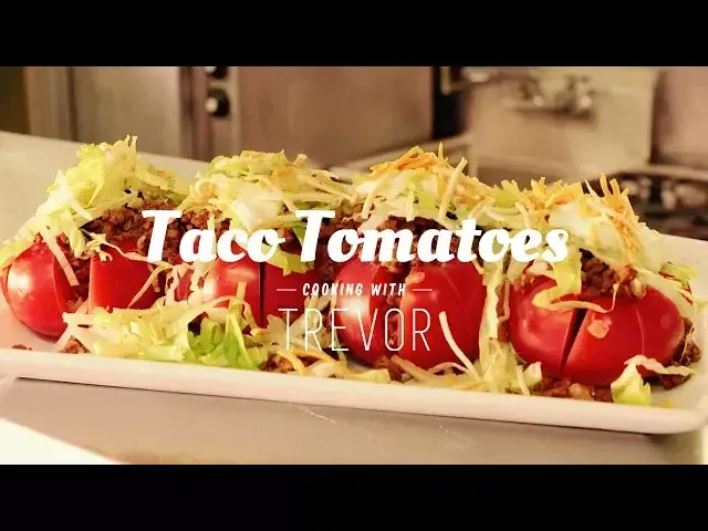 Video thumbnail for Cooking with Trevor | Taco Tomatoes