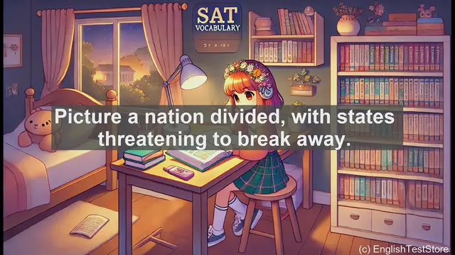 Video thumbnail for 5000 Must Know SAT Vocabulary - SAT Vocabulary: Understanding 'Secession'