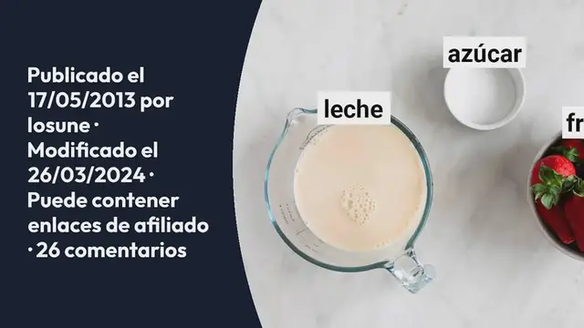 Video thumbnail for Cómo Hacer Batido de Fresa Casero