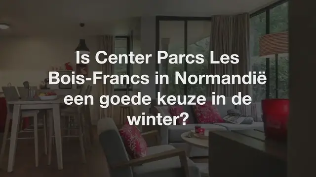 Video thumbnail for Center Parcs Les Bois-Francs in Normandië, hoe is het daar in de winter?